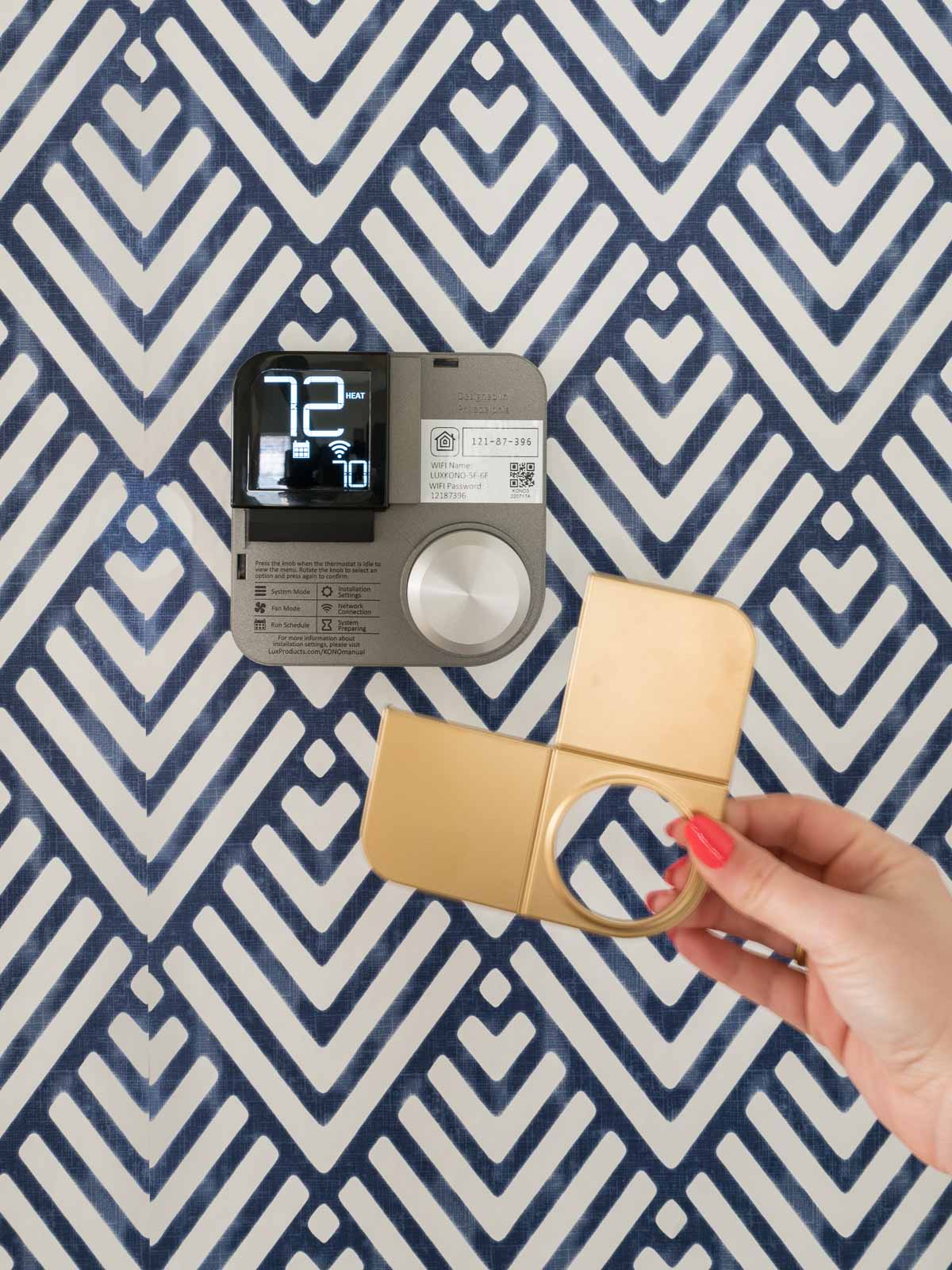 Hallway Makeover & Adding an Affordable Smart Thermostat Polished Habitat