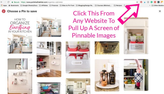 Pinterest Pinning Tutorial with Chrome Pin It Button