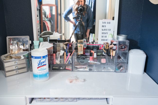 Clean Makeup Vanity