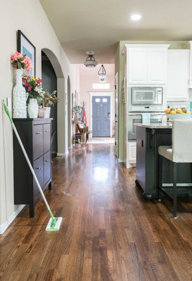 Wood floors with Swiffer to Clean Dog Hair