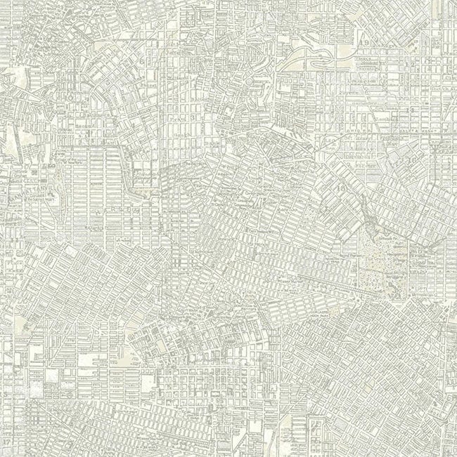 City Map Wallpaper - Removable