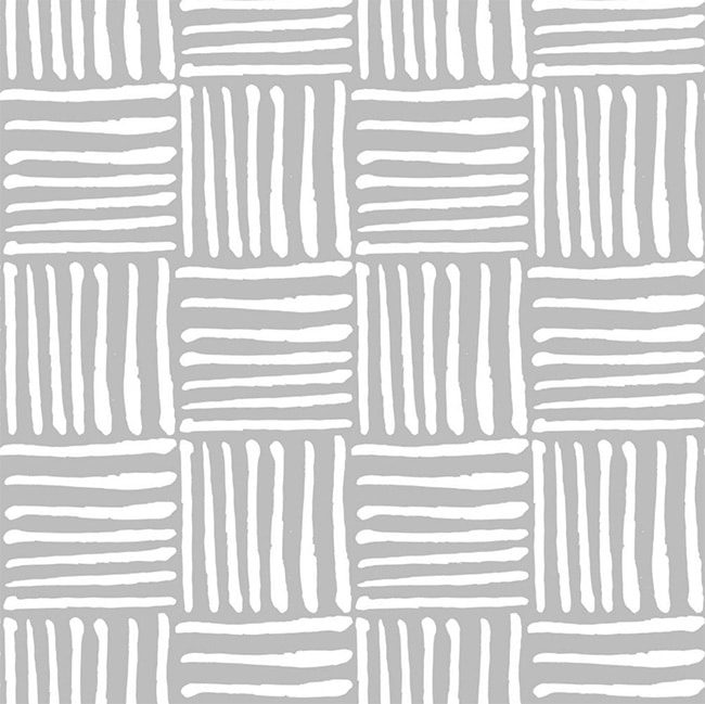 Gray and White Modern Checkerboard - Self-Adhesive