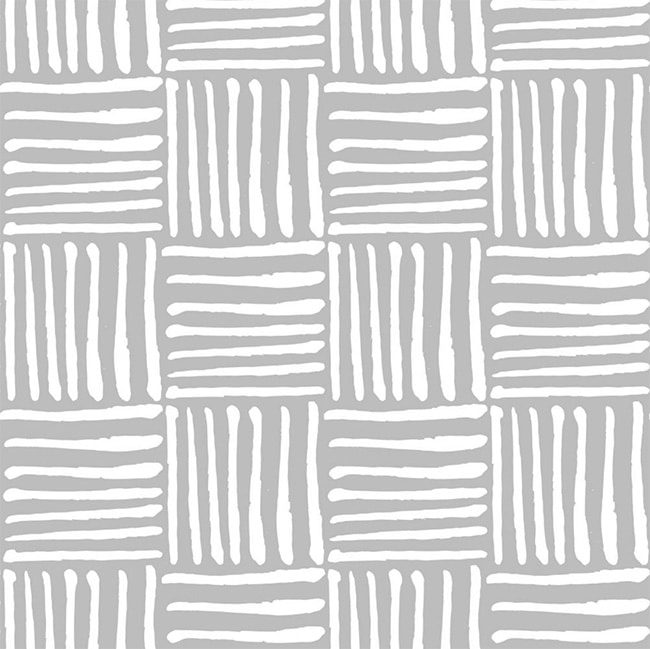 Gray and White Modern Checkerboard - Self-Adhesive