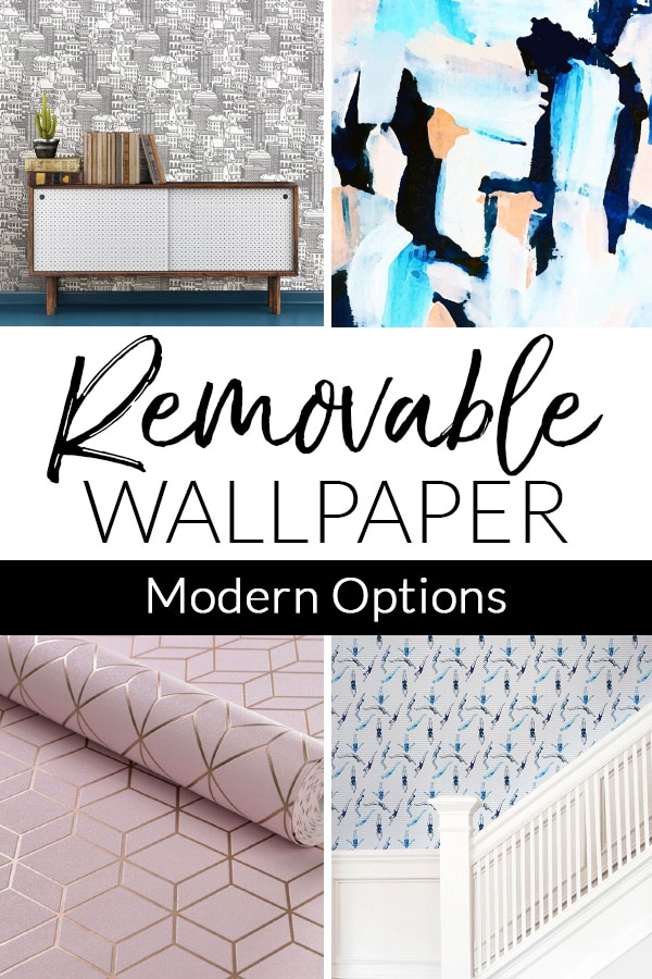 Modern Removable Wallpaper Examples - Temporary is good! 