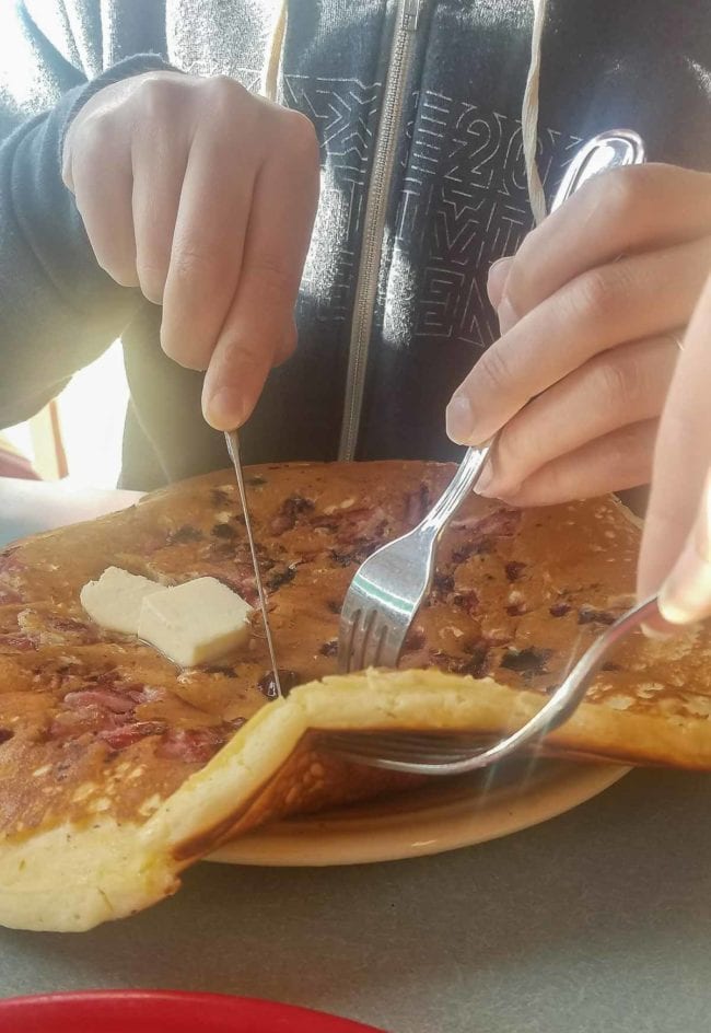 Hubcap Pankcake at Loulous