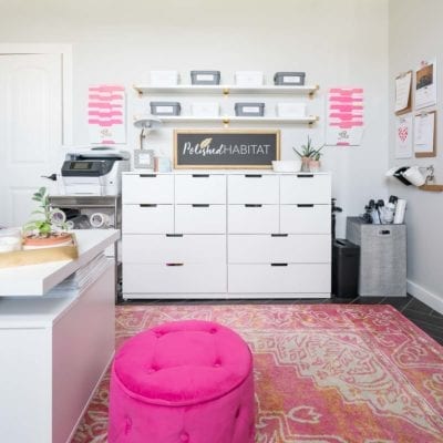 Organizing the Makeup Vanity & A Bit of Jewelry - Polished Habitat