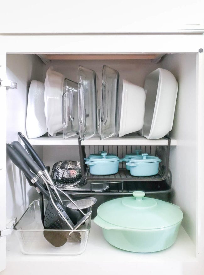 How to organize kitchen cabinets