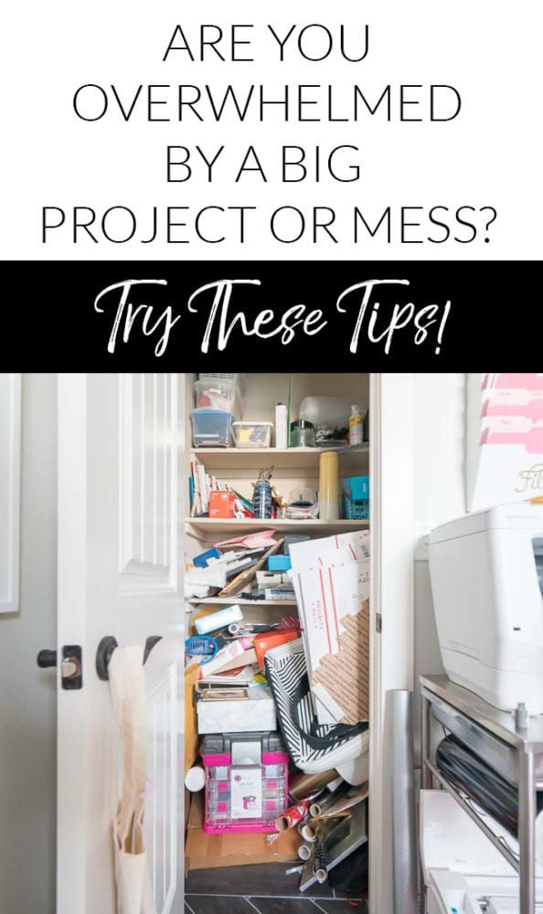 How to declutter and organize a big mess