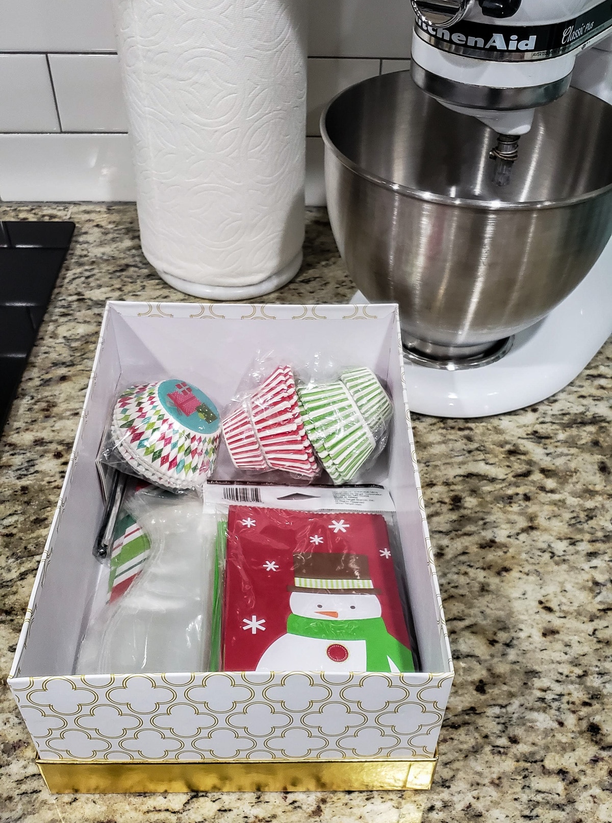 How to store Christmas baking supplies 