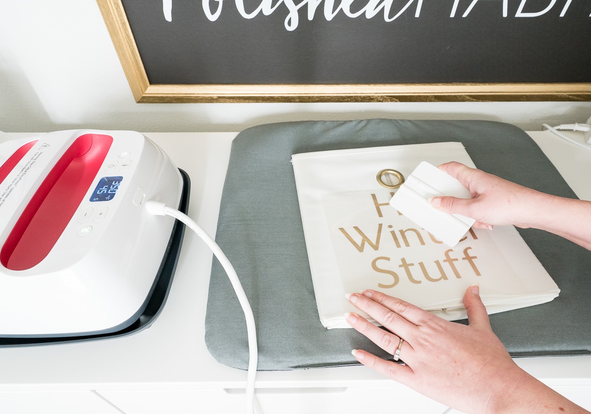 How to Use Iron-On Vinyl & Cricut EasyPress