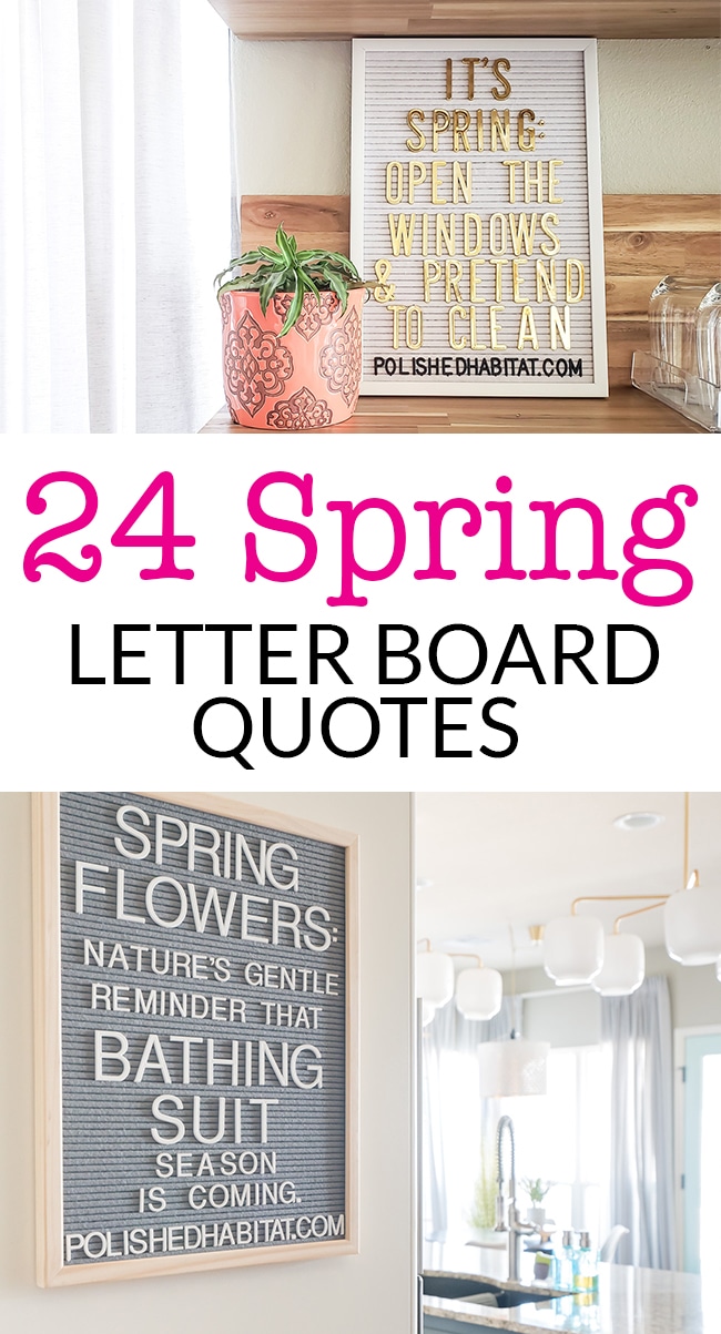 Letter Board Quotes for Spring & Late Winter - Polished Letter Board Quotes for Spring & Late Winter - Polished