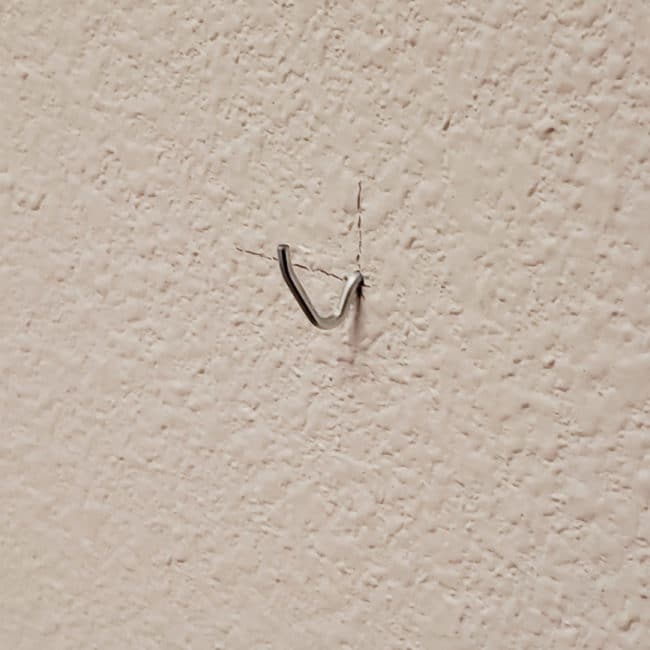 Monkey Hook in Drywall