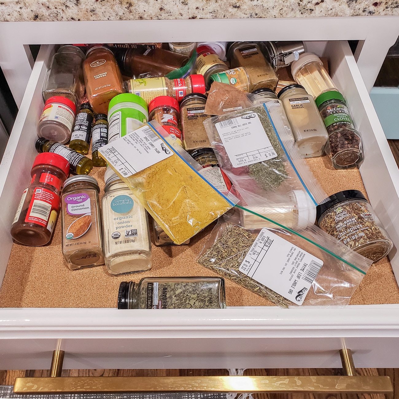 Messy Spice Drawer