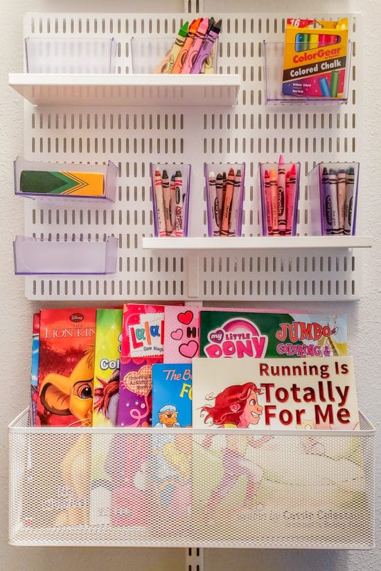 How to Organize Crayons & Coloring Books 