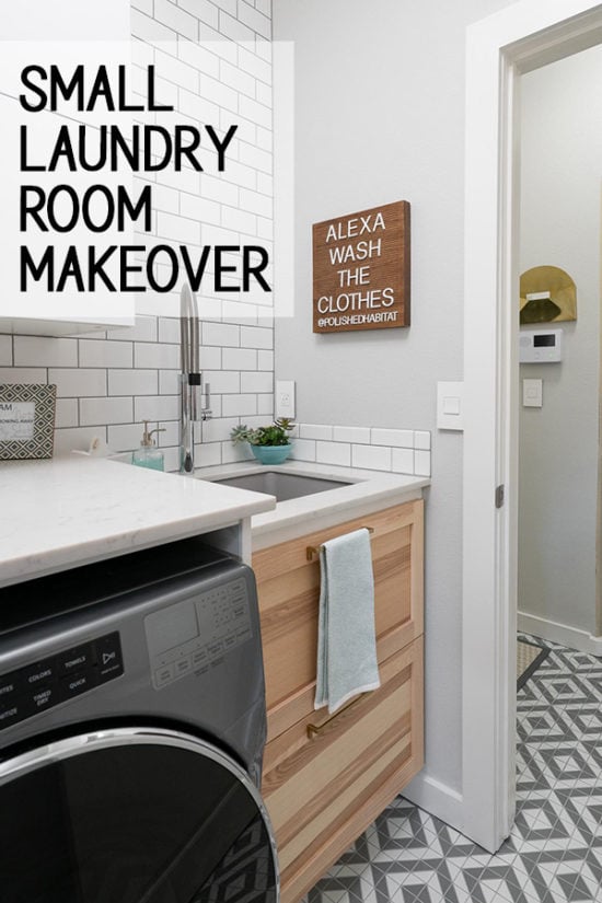 Small Laundry Room, Big Makeover Polished Habitat