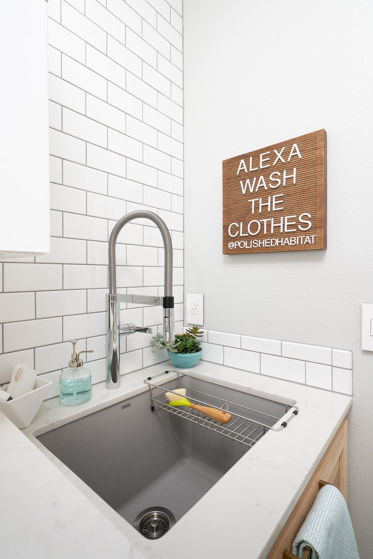 Organizing the Kitchen Sink Area - Polished Habitat