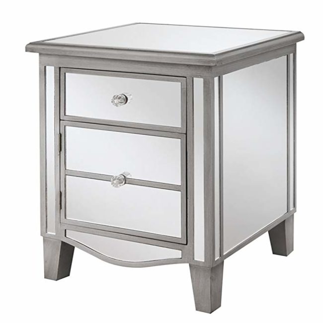 Mirrored Nightstands 10 Cheap Options Polished Habitat