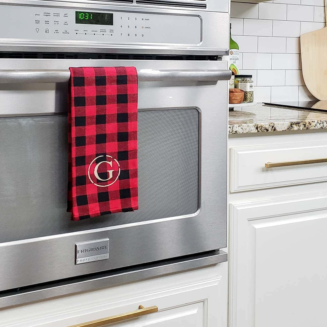 DIY Kitchen Hand Towel with Cricut EasyPress - The Idea Room