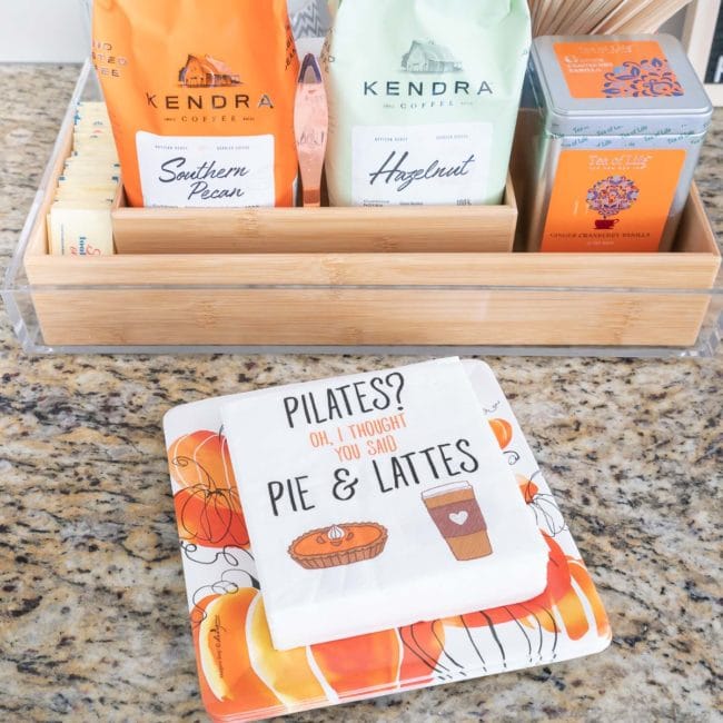 funny napkins - Pilates? I thought you said Pie & Lattes