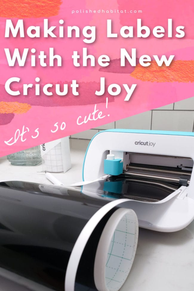 How to Make Label With Cricut Joy