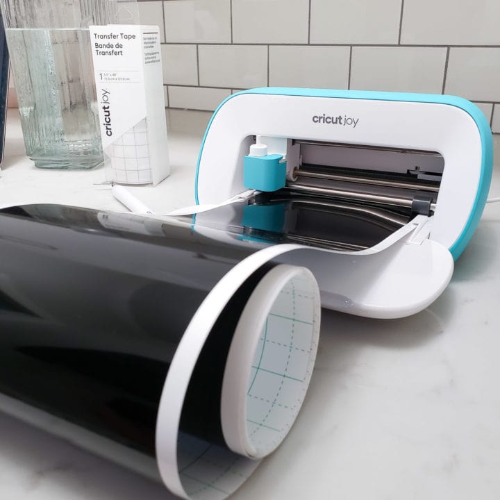 Cricut Joy with Roll of Black Smart Vinyl