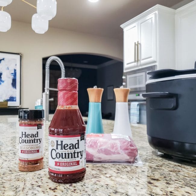 Head Country BBQ Sauce on Counter