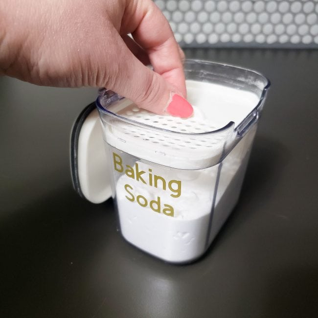 Baking Soda Container (Clear rectangle)