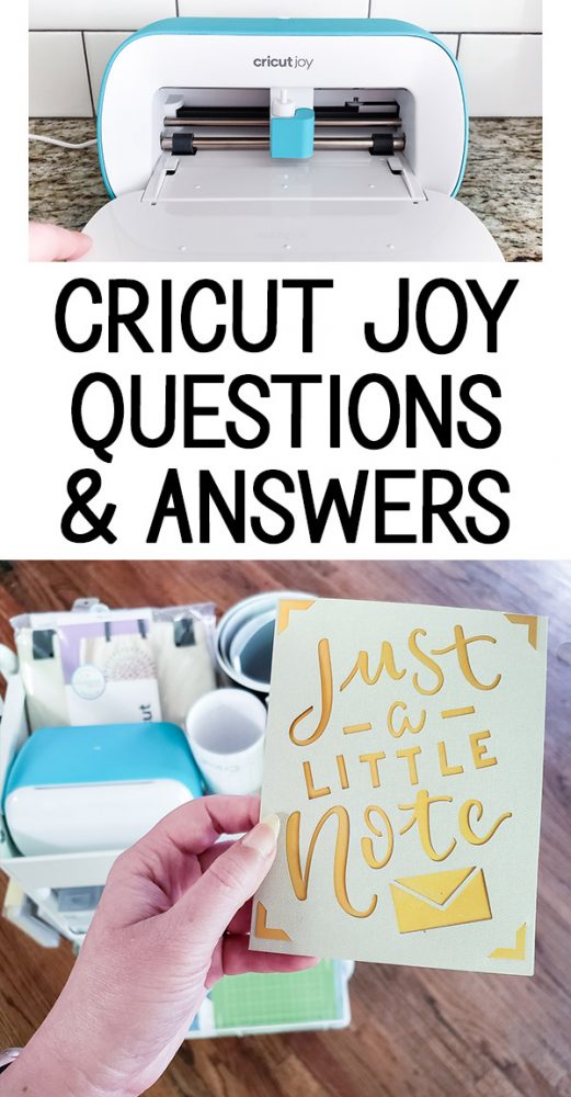 Cricut Joy machine & greeting card with text - Cricut Joy Questions & Answers