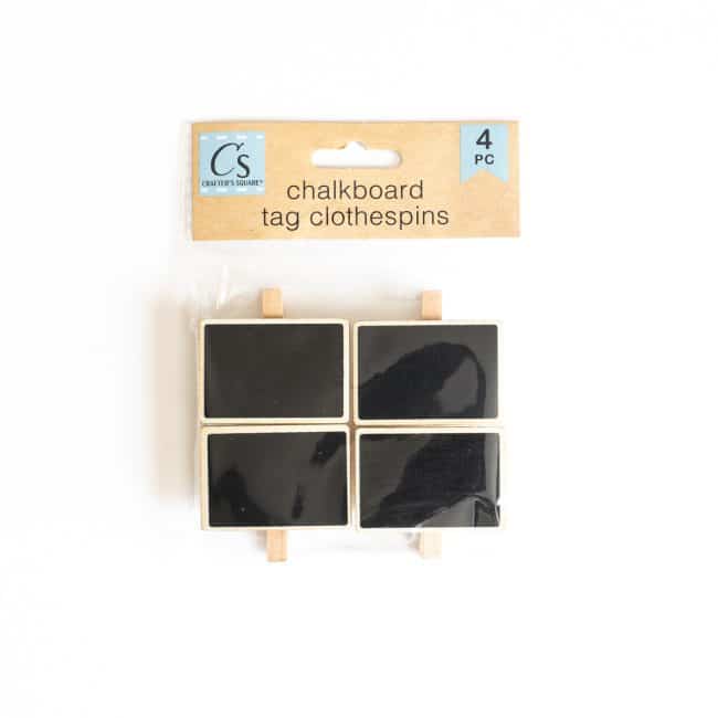 small rectangle clip on chalkboard labels