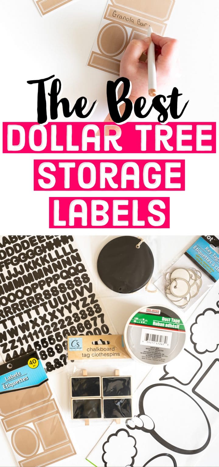 How to Label Storage Bins On a Dollar Tree Budget Polished Habitat