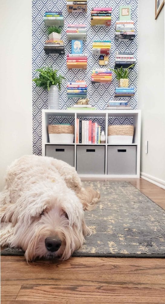 Invisible Floating Bookshelf - Small Space Storage - Polished Habitat