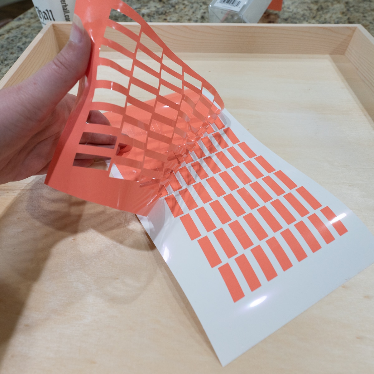 How to Customize a Wood Serving Tray with Cricut Joy Polished Habitat